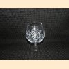 Cognacglas m/blomster motiv