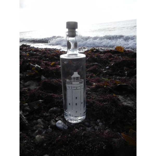 Flaske med Gedser Fyr